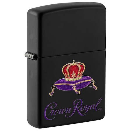 Zippo 2023 Zippo Crown Royal Purple Pillow, Black Matte ZIP-49754